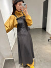 BASERANGE Work Dress Portugal BAS-DRGRO-WS-SP25-BRIDGE GREY